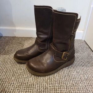 Brown Leather Women's Boots